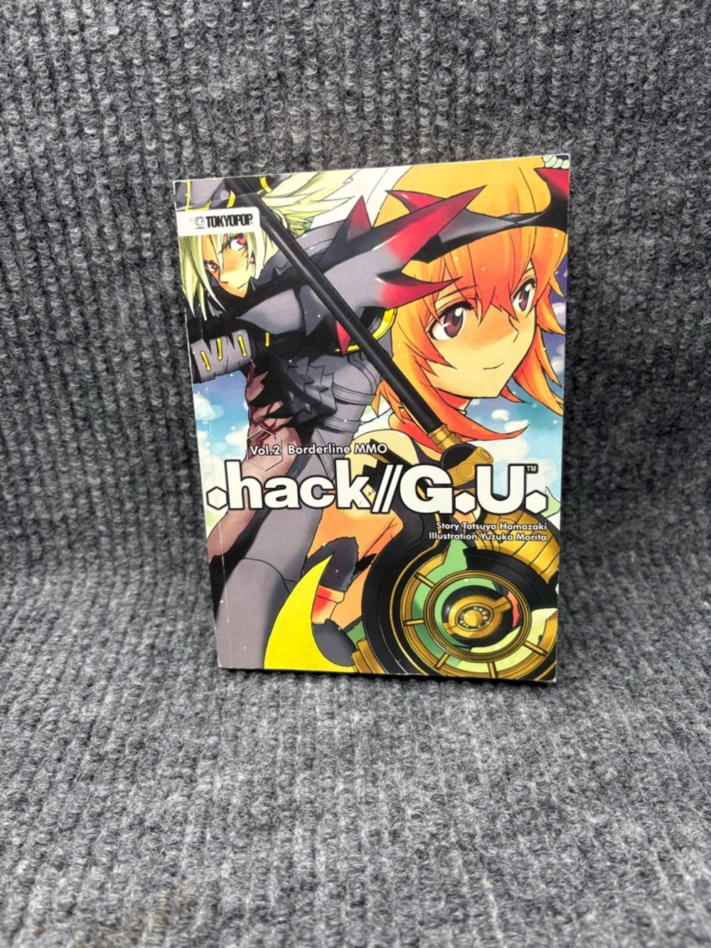 Tokyopop .hack  G.U. Borderline MMO Volume 2 Tatsuya Hamazaki novel 1st Print!